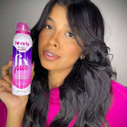 Spray Fixador de Maquiagem Lovely 150ml - FACE BEAUTIFUL