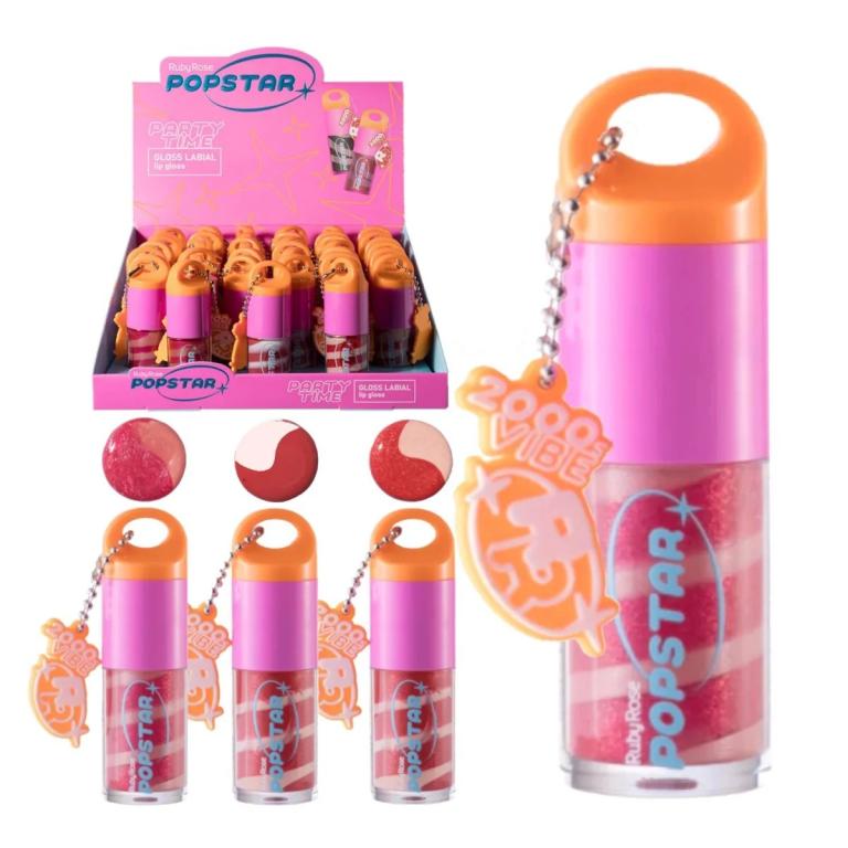 Lip Gloss Labial Party Me Popstar 4,9g - RUBY ROSE