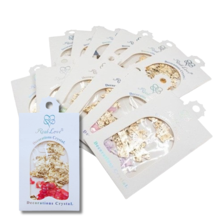 Mix de Madreperola com Folhas de Ouro