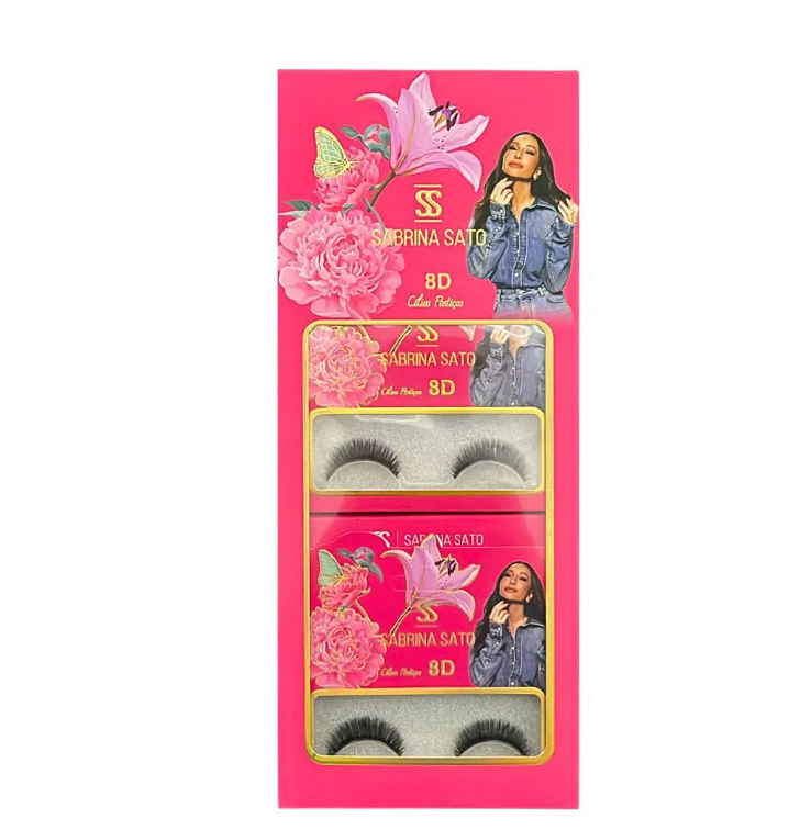 Cilios Postiços 8D F010 C/01 Par - SABRINA SATO