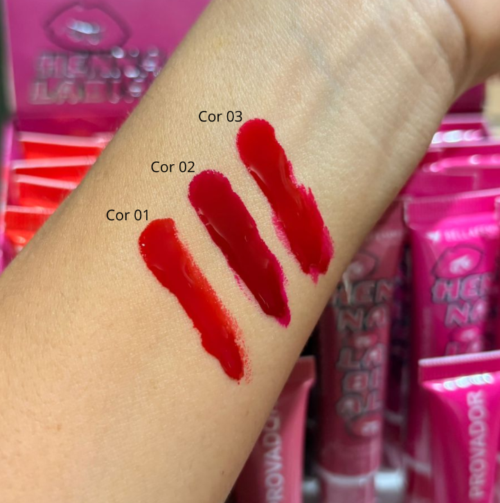 Henna Labial Longa Duração 15g - BELLA FEMME