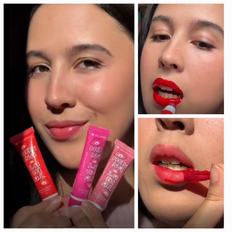 Henna Labial Longa Duração 15g - BELLA FEMME