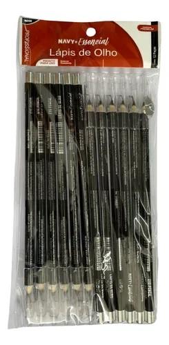 Lapis de Olho e Sobrancelha PRETO c/Apontador 12und- NAVY