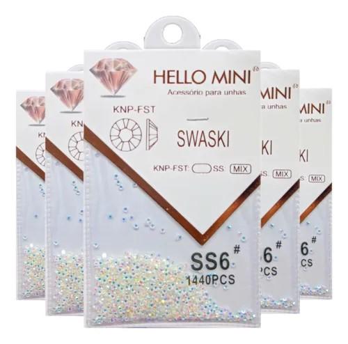 Pedra em Cristal para Unha KNP-FST 1440pçs - HELLO MINI