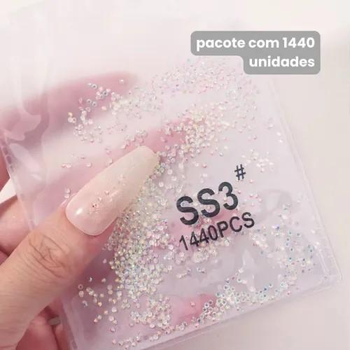 Pedra em Cristal para Unha KNP-FST 1440pçs - HELLO MINI
