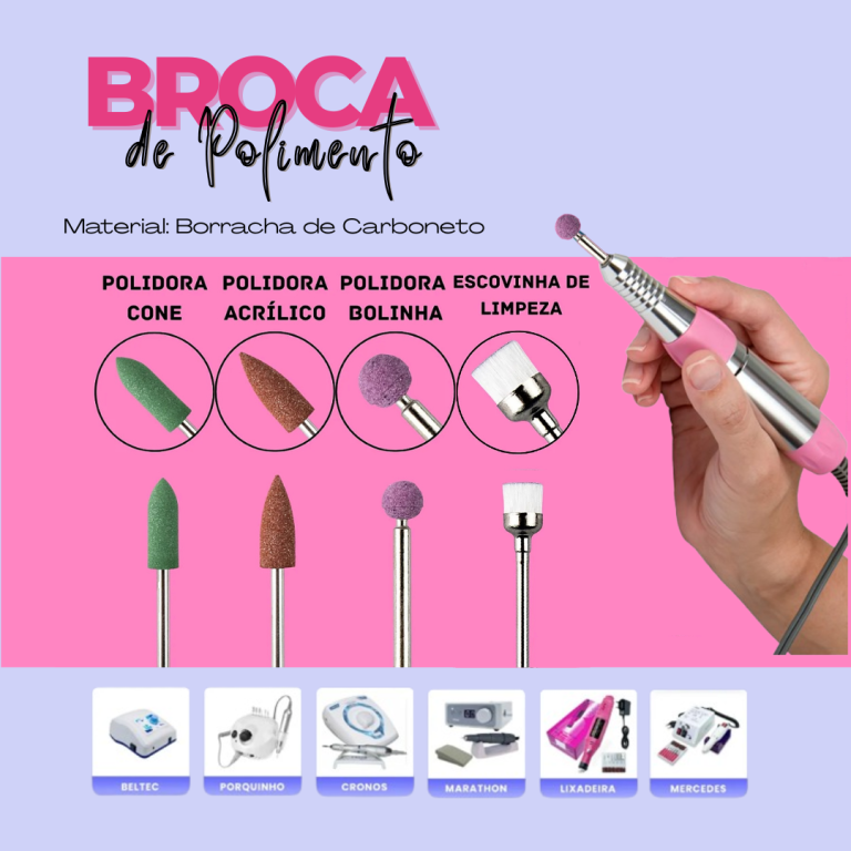 Broca de Polimetno Borracha de Carboneto