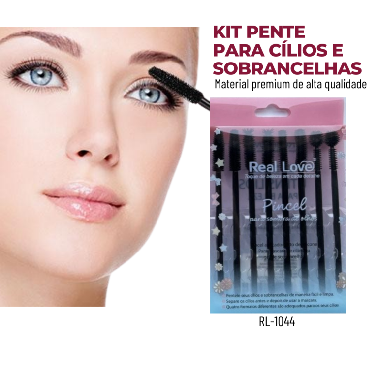 KIT PENTE PARA CILIOS E  SOBRANCELHAS