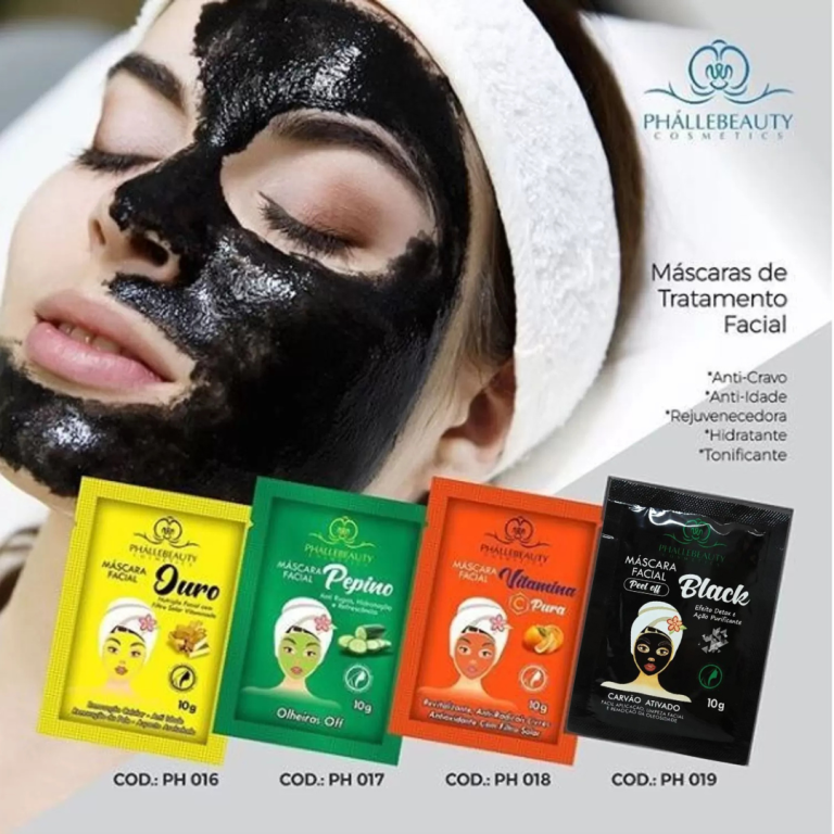 Mascara Facial Vitamina C Sachê 10g - PHALLEBEAUTY