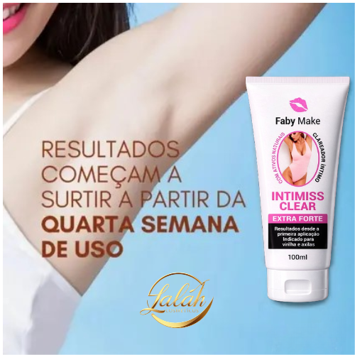 Creme Clareador Intimiss Clear Extra Forte 100ml - FABY MAKE
