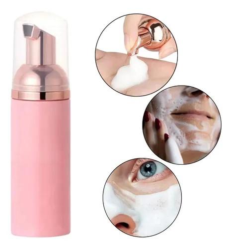 Frasco Pump Espumador cor Rosa 120ml
