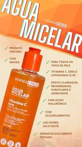 AGUA MICELAR VITAMINA C IONS 250ML - DERMA CHEM