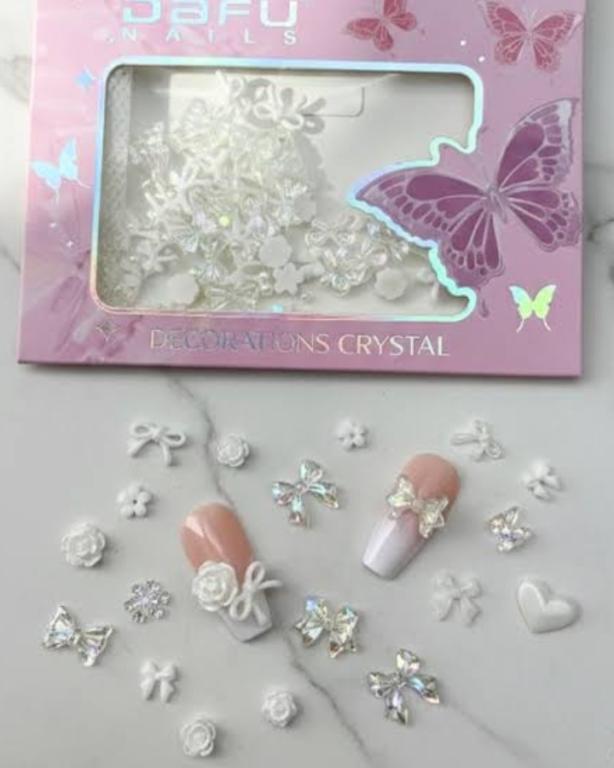 Kit Pingentes Laço Decoração de Unhas - DAFU