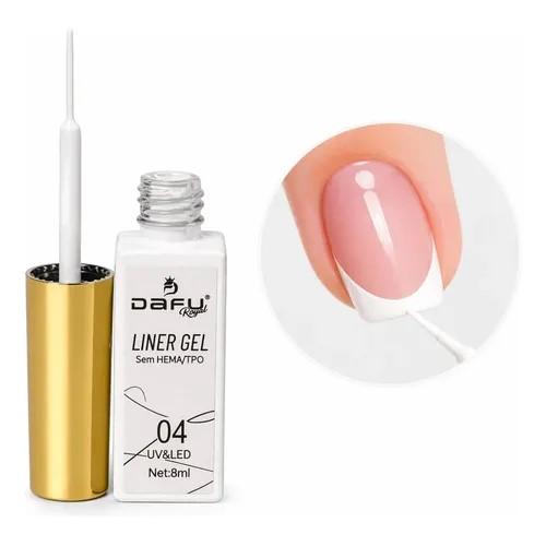 Esmalte Gel Liner Decoração de Unhas Ultra Fino 8ml - DAFU