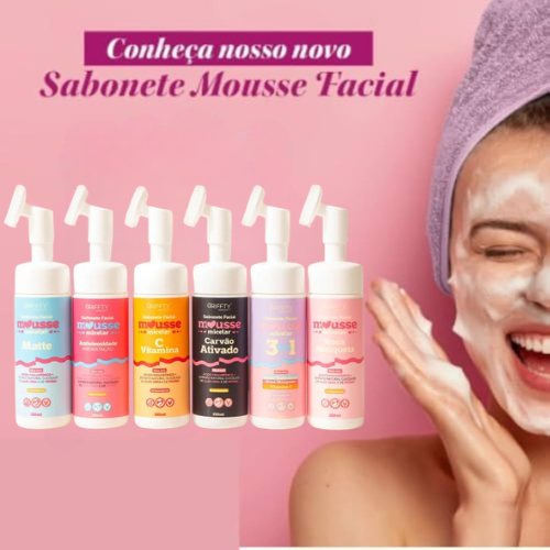 SABONETE MOUSSE MICELAR 3 EM 1 150ML - GRIFFTY