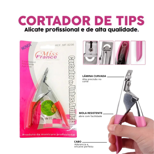 CORTADOR DE UNHAS POSTIÇAS - MISS FRANCE