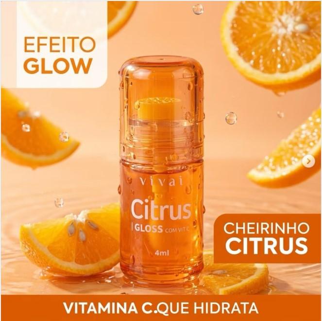 Citrus Gloss com Vitamina C 4ml - VIVAI