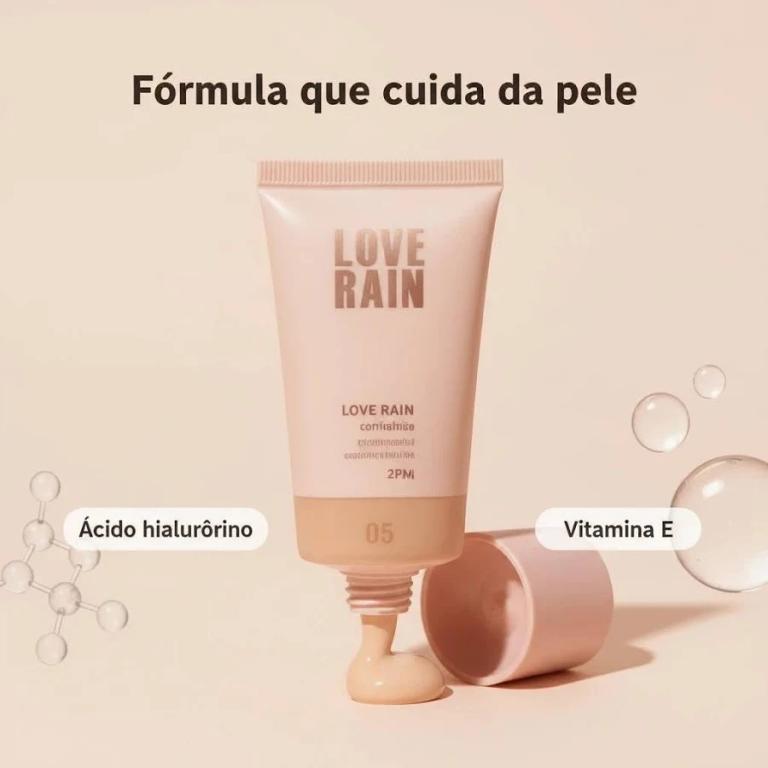 Base Matte Cobre Tudo à prova d'água 30ml - LOVE RAIN