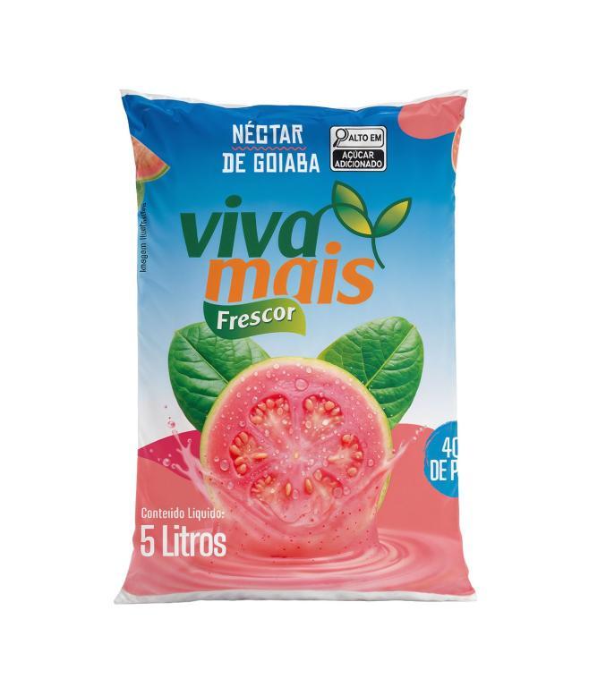 BAG 5L NECTAR GOIABA VIVA MAIS