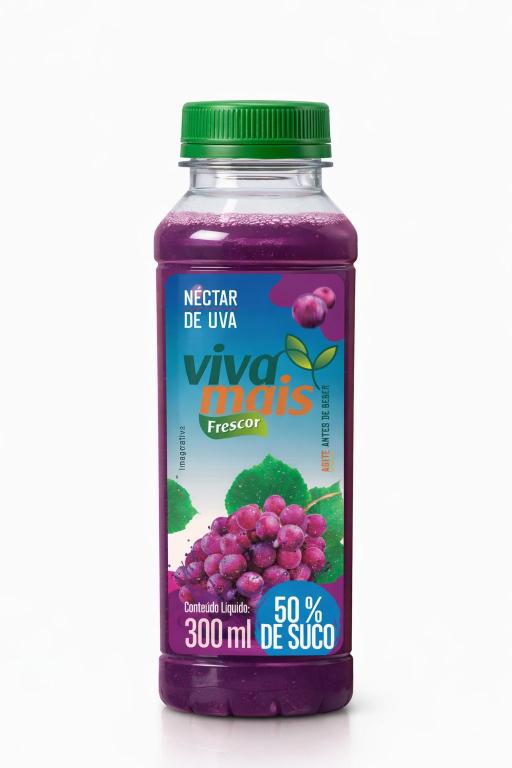 NECTAR DE UVA - VIVA MAIS FRESCOR - GARRAFA PET 300 ML
