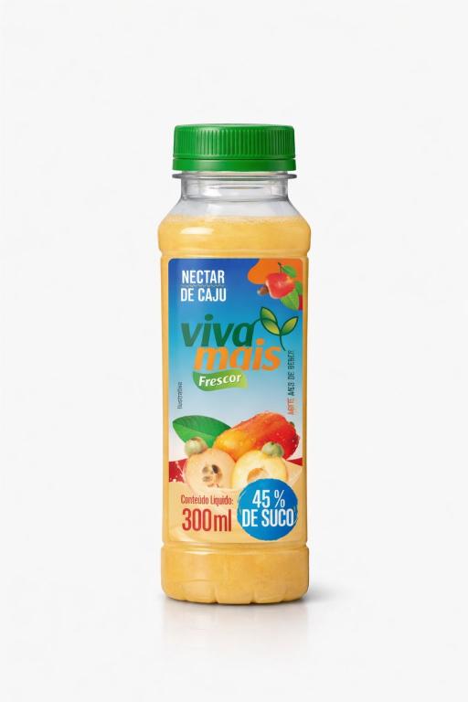 NECTAR DE CAJU VIVA MAIS FRESCOR - GARRAFA PET 300 ML