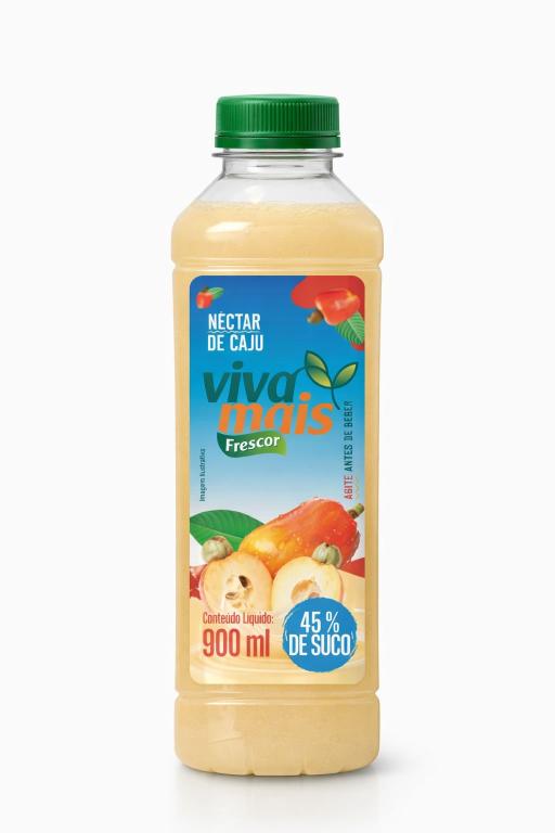 NECTAR DE CAJU VIVA MAIS FRESCOR - GARRAFA PET 900 ML