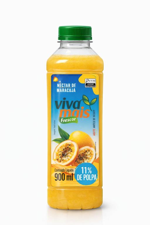 NECTAR DE MARACUJA VIVA MAIS FRESCOR - GARRAFA PET 900 ML