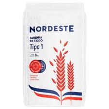 FARINHA TRIGO NORDESTE 1KG EMB.PAPEL