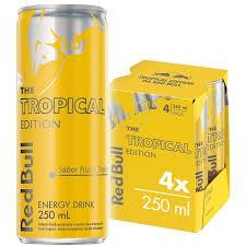 RED BULL TROPICAL BR LATA 250ML FOUR PACK NPAL .