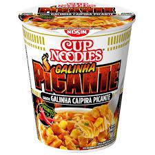 490195-CUP NOODLES GALINHA C PICANTE NISSIN 24X68