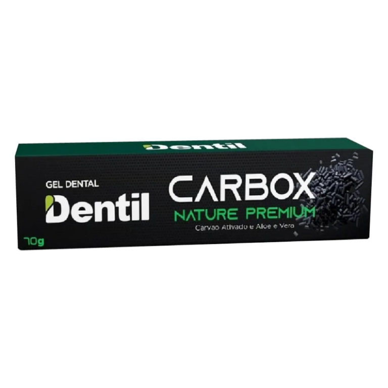 CREME DENTAL DENTIL CARBOX NATURE PREMIUM C/ CARVAO ATIVADO 70G$