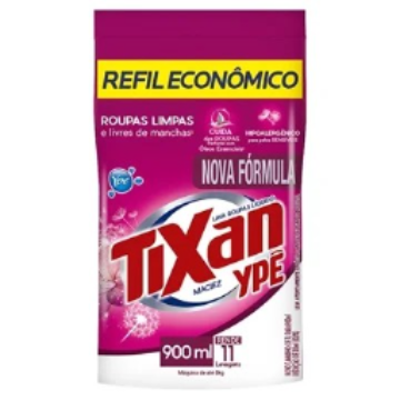 LAVA ROUPA LIQUIDO TIXAN YPE 900 ML MACIEZ POUCH
