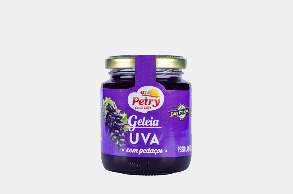 GELEIA DE UVA COM PEDACOS PETRY 265G --> CX/06