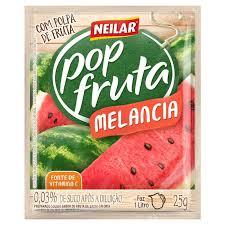 POP FRUTA 20 X 25 GR MELANCIA
