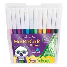 STARSCHOOL CANETINHA HIDROGRAFICA LAVAVEL 12CORES (R5882)$