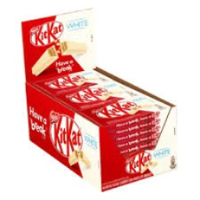 BOMBOM NESTLE KIT KAT CHOCOLATE BRANCO 24X41,5G REF= 3630$