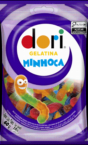 17896058500223 DORI GELATINA MINHOCA 60g