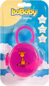 ISABABY  PORTA CHUPETAS ZOO ROSA REF 04020