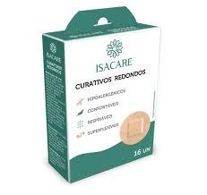 ISACARE CURATIVO REDONDO BEGE 16UNIDADESREF0455