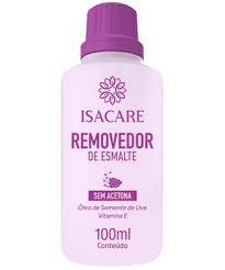 ISACARE REMOVEDOR ESMALTE SEM ACETONA C/ SILICONE 12X100ML