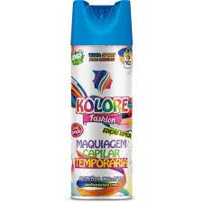 TINTURA COLORIDA TEMPORARIA SPRAY P/ CABELO KOLORE AZUL 125ML R725
