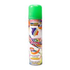 TINTURA COLORIDA TEMPORARIA SPRAY P/ CABELO KOLORE VERDE 125ML R732