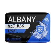 SABONETE ALBANY ANTIBAC. LIMPEZA PROFUNDA  AZUL  12X85GRS R 4147