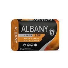 SABONETE ALBANY HOMEM BARBA CABELO ROSTO CORPO 12X85GRS REF2637