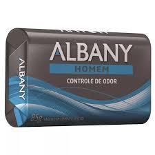 SABONETE ALBANY HOMEM CONTROLE DE ODOR  AZUL  12X85GRS REF636