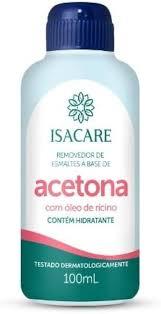 ISACARE REMOVEDOR ESMALTE BASE ACETONA 24X100ML