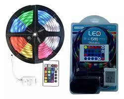 EC5050F-RGB FITA DE LED COM CONTROLE REMOTO COM COMPRIMENTO DE 5 METROS,POTENCIA 4,8W DE MARCA ECOODA