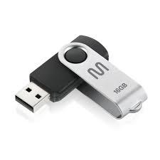 EC-P-16GB - PEN DRIVE 16GB COM TAXA DE TRANSFERENCIA DE LEITURA DE 10MB/S E GRAVACAO 3MB/S, FONTE DE ENERGIA DC 5V