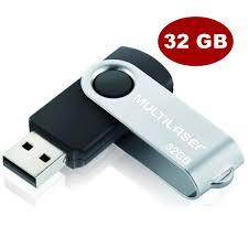 EC-P-32GB - PEN DRIVE 32GB COM TAXA DE TRANSFERENCIA DE LEITURA DE 10MB/S E GRAVACAO 3MB/S, FONTE DE ENERGIA DC 5V