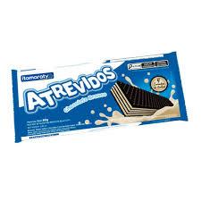 WAFER ATREVIDOS CHOCOLATE BRANCO 50x80 GR