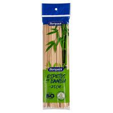 ESPETO BAMBU 25CM BOMPACK